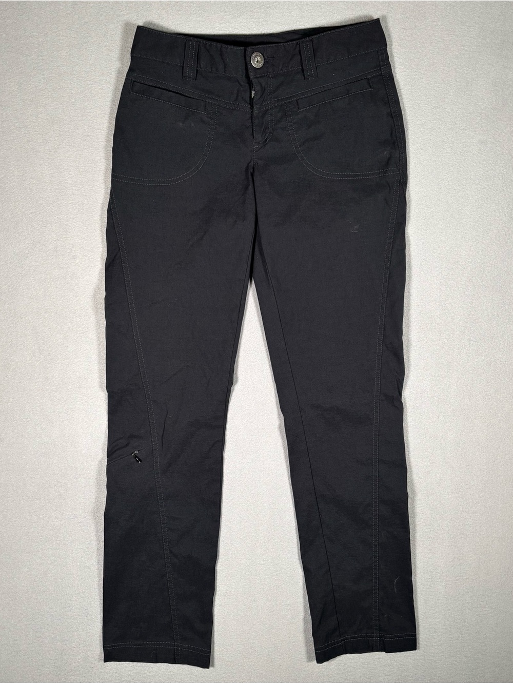 Athleta Dipper Pants Women’s 2 Black Athletic Hiking Outdoor Camp Yoga 964577